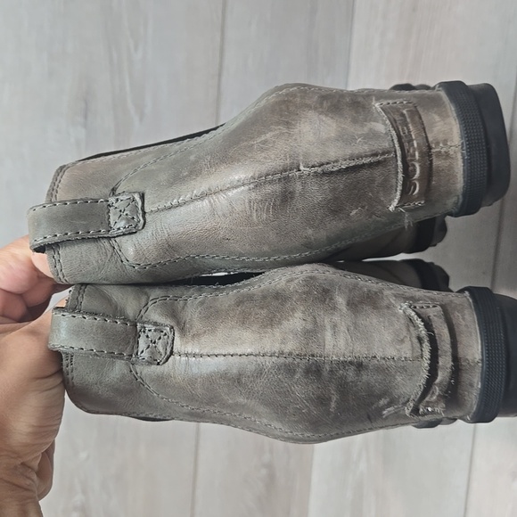 Sorel Women Ankle Hidden Wedge Leather Boots Shoes Sz 11 - Picture 6 of 12